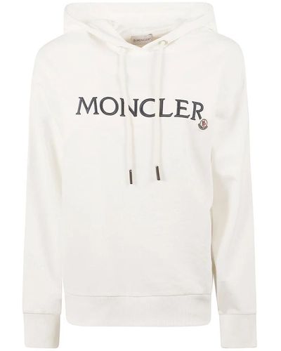 Moncler Sweatshirts - Weiß