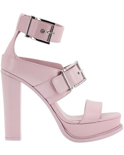 Alexander McQueen Rosa stepp-sandalen ss23 - Pink