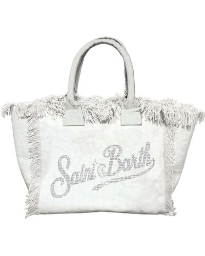 Mc2 Saint Barth Trendige strandtaschen kollektion - Weiß