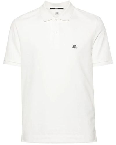 C.P. Company Polo Shirts - White