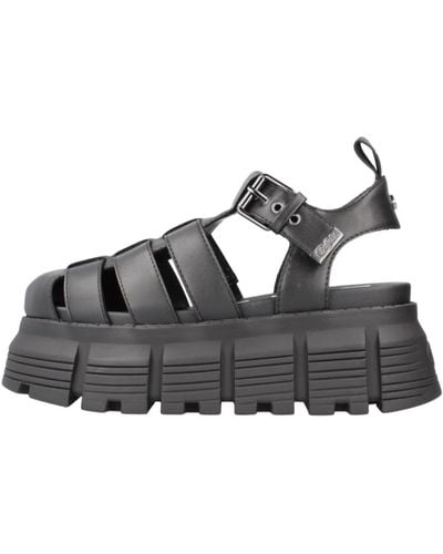Buffalo Shoes > sandals > flat sandals - Marron