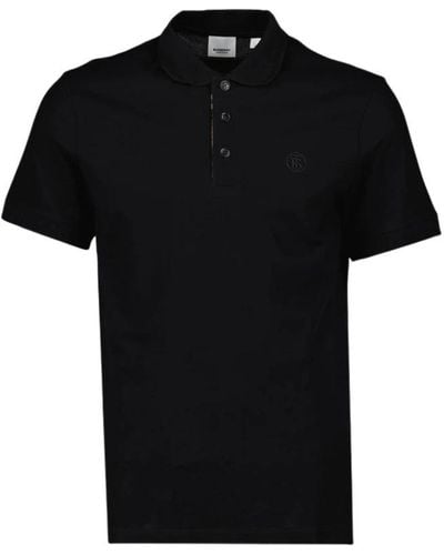Burberry Polo Shirts - Black