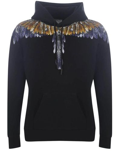 Marcelo Burlon Hawaiian wings sweatshirt - Blu