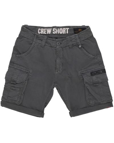 Alpha Industries Casual Shorts - Grau