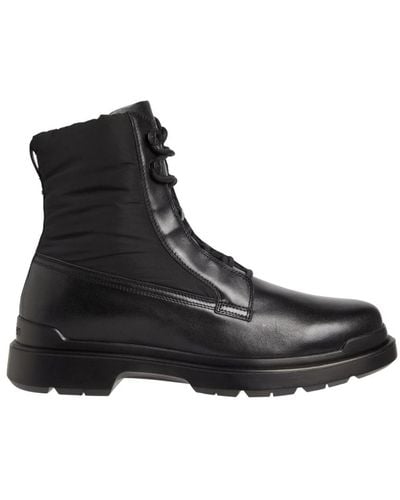 Calvin Klein Lace up boot mix - Nero