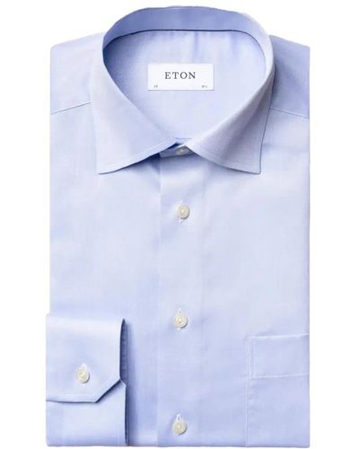 Eton Camicia formale blu super slim