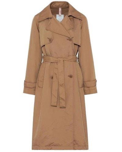 DUNO Trench Coats - Brown
