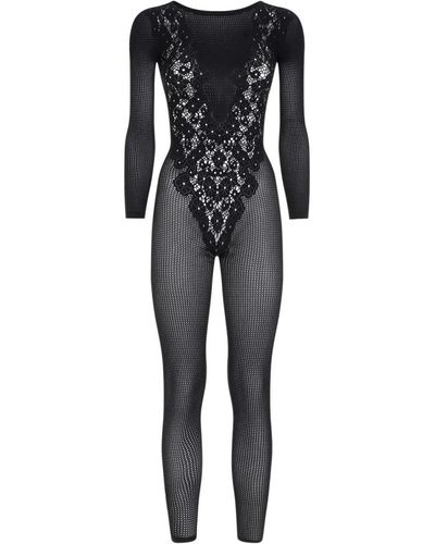 Wolford Flower lace jumpsuit - Nero