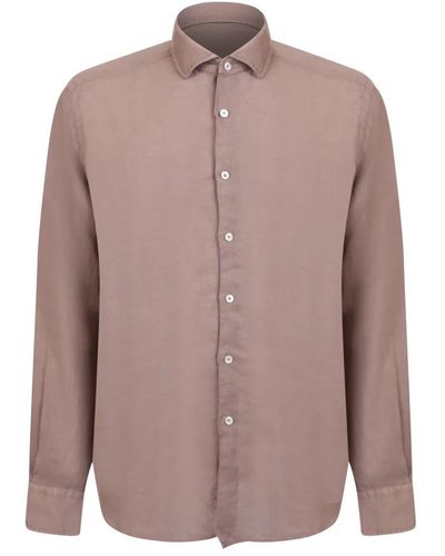 Dell'Oglio Casual Shirts - Brown