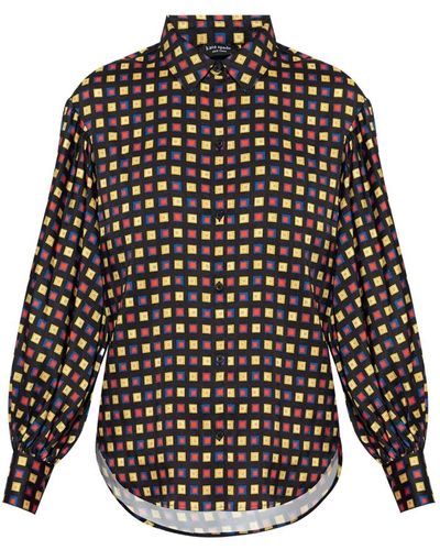 Kate Spade Camicia con maniche a sbuffo - Nero