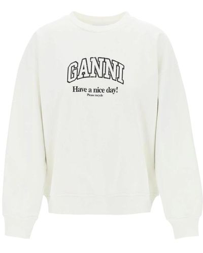 Ganni Oversized isoli - Bianco