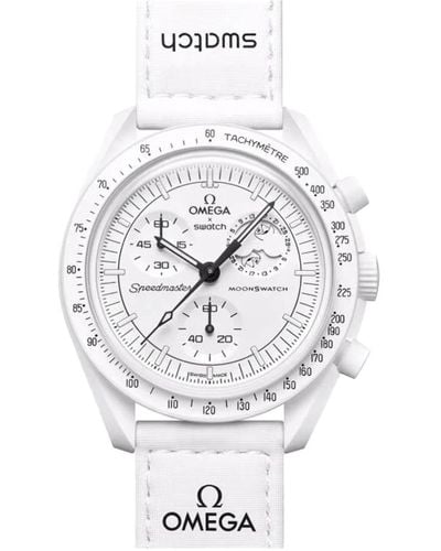 Omega Moonswatch snoopy chronograph uhr - Mettallic