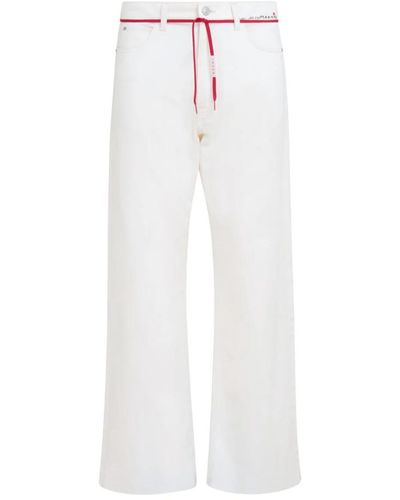 Marni Straight Trousers - White