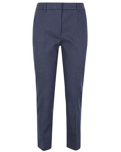Weekend by Maxmara Trousers > slim-fit trousers - Bleu