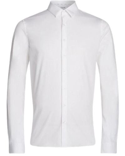 Calvin Klein Formal Shirts - White
