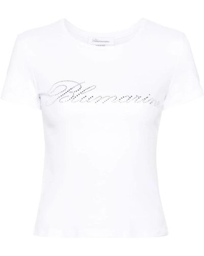 Blumarine Tops > t-shirts - Blanc