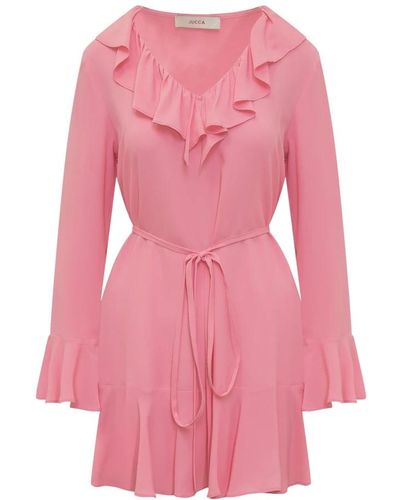 Jucca Kurzes rüschenkleid - Pink