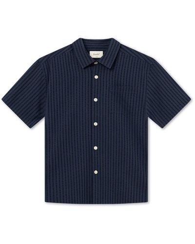 Forét Short Sleeve Shirts - Blue