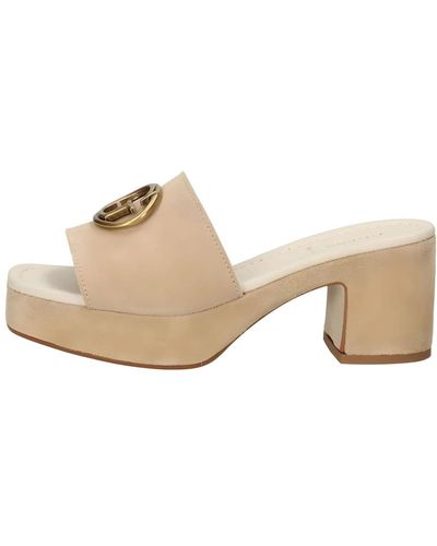 Guess Heeled mules - Natur