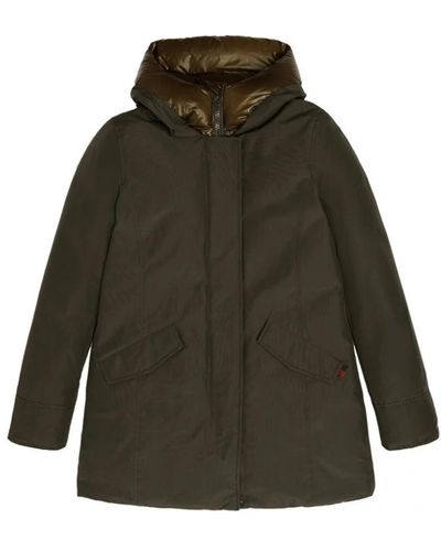 Woolrich W ́s luxury arctic parka nf dark - Verde