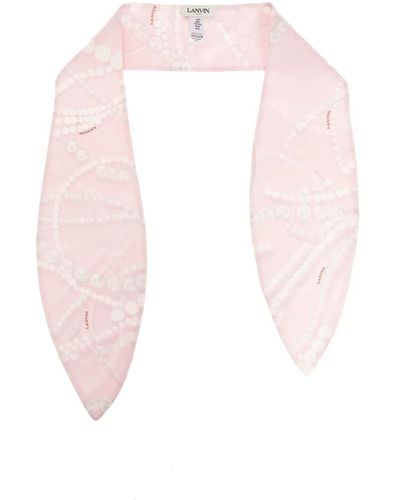 Lanvin Accessories > scarves > silky scarves - Rose