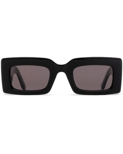 Alexander McQueen Stilvolle rechteckige sonnenbrille für frauen - Braun