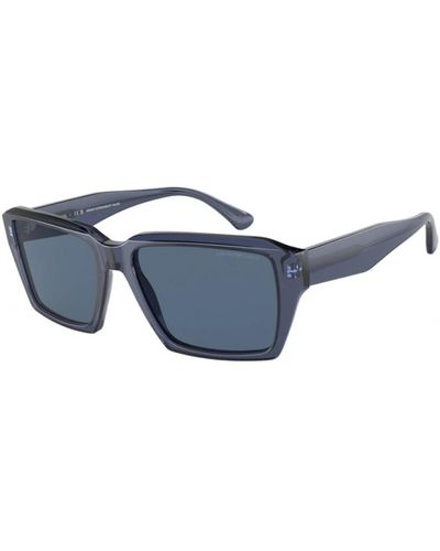 Emporio Armani Stylische sonnenbrille für männer - Blau