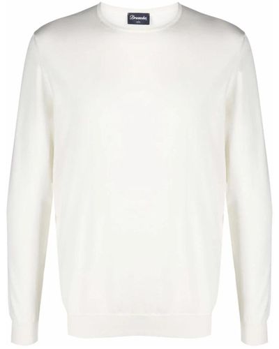 Drumohr Round-neck knitwear - Weiß