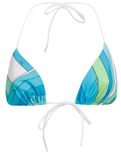 Emilio Pucci Turchese lime bikini bra - Blau