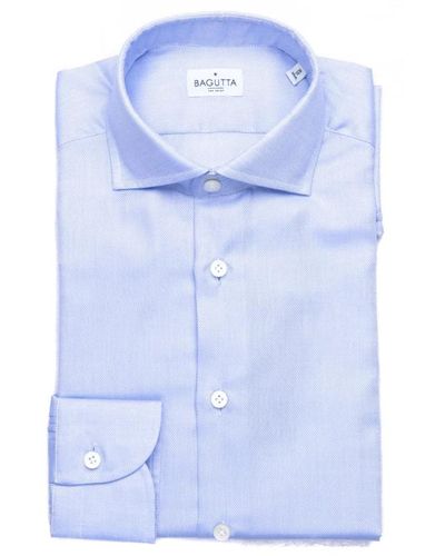 Bagutta Shirts > formal shirts - Bleu