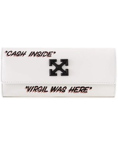 Off-White c/o Virgil Abloh Stilvolle geldbörsen & kartenhalter off - Weiß
