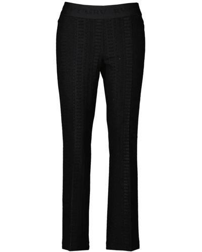 Cambio Slim-Fit Trousers - Black