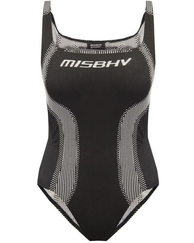 MISBHV Logo bodysuit - Schwarz