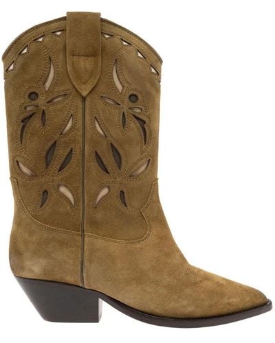 Isabel Marant Cowboy Boots - Green
