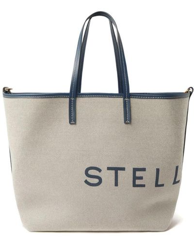 Stella McCartney Tote Bags - Metallic