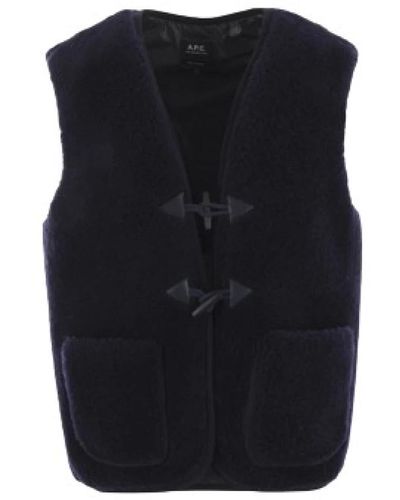 A.P.C. Jackets > vests - Noir