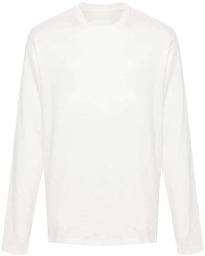 Jil Sander T-shirt e polo in cotone elasticizzato - Bianco