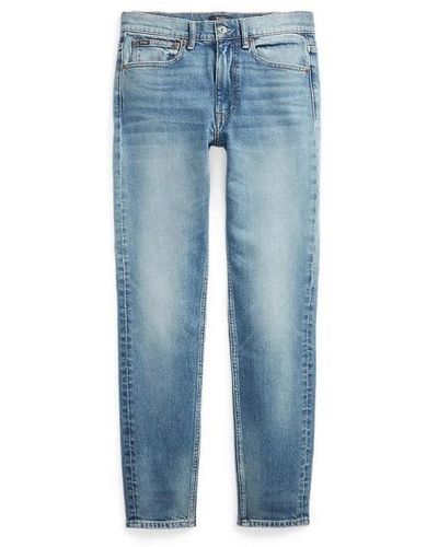 Ralph Lauren Blaue skinny knöchellange jeans