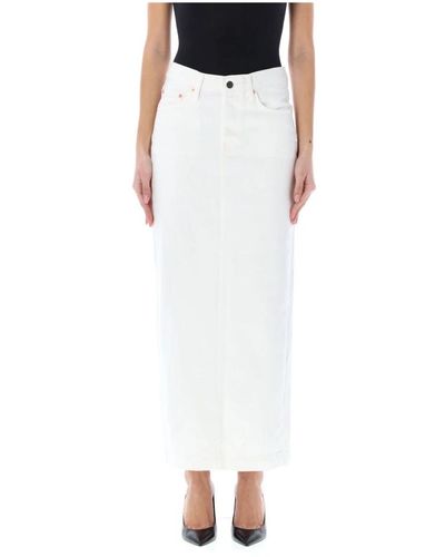 Wardrobe NYC Denim Skirts - White