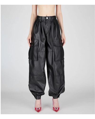 DSquared² Wide Trousers - Black
