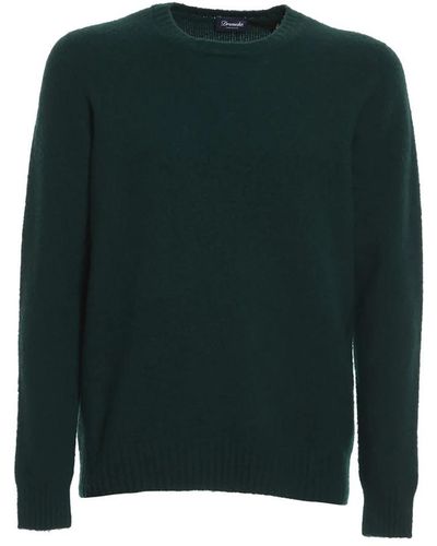 Drumohr Round-Neck Knitwear - Green