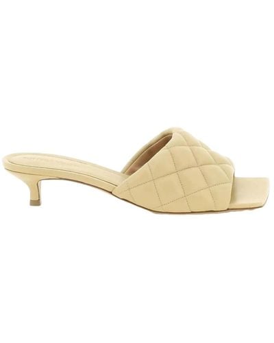 Bottega Veneta Shoes > heels > heeled mules - Blanc
