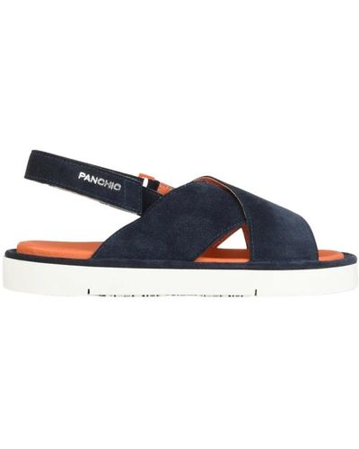 Pànchic Shoes > sandals > flat sandals - Bleu