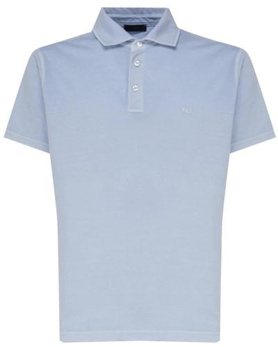 Fay Polo Shirts - Blue