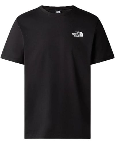 The North Face T-shirt Redbox Uomo /optic Emerald S - Black