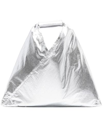 MM6 by Maison Martin Margiela Tote Bags - White