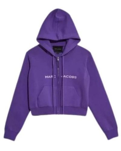 Marc Jacobs Modische cropped zip hoodie,elevate style zip hoodie - Lila