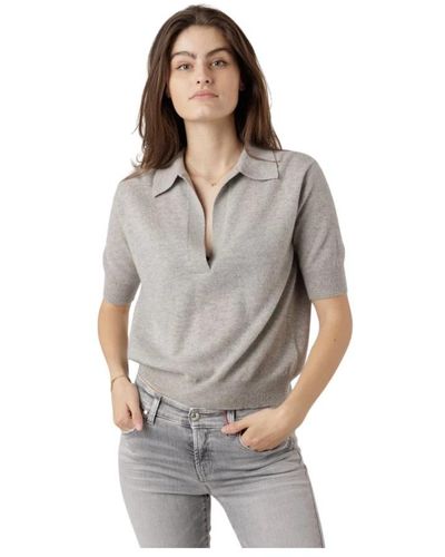 Lisa Yang Polo Shirts - Grey