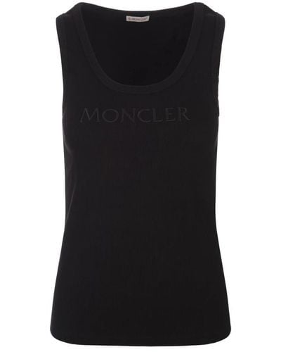 Moncler Sleeveless Tops - Black