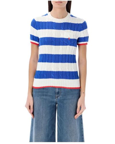 Ralph Lauren Camiseta de manga corta de punto de algodón - Azul
